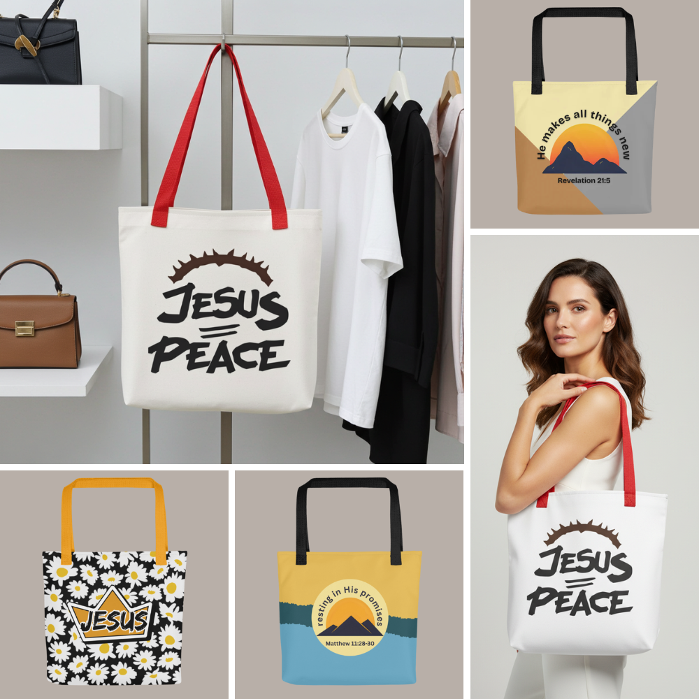 Faith-Inspired Tote Bags