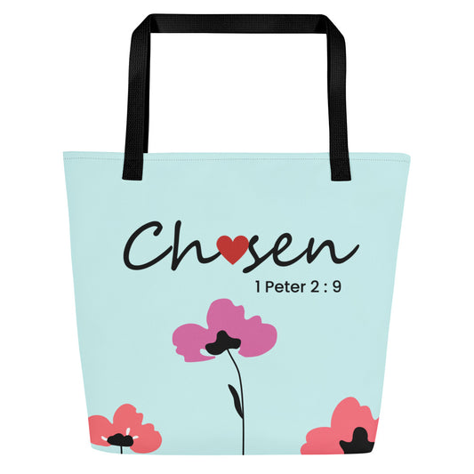 Christian tote bag - Chosen Large Tote Bag - Saint Label