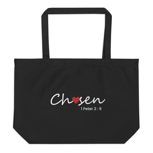 Christian tote bag - Chosen Large cotton tote bag - Saint Label