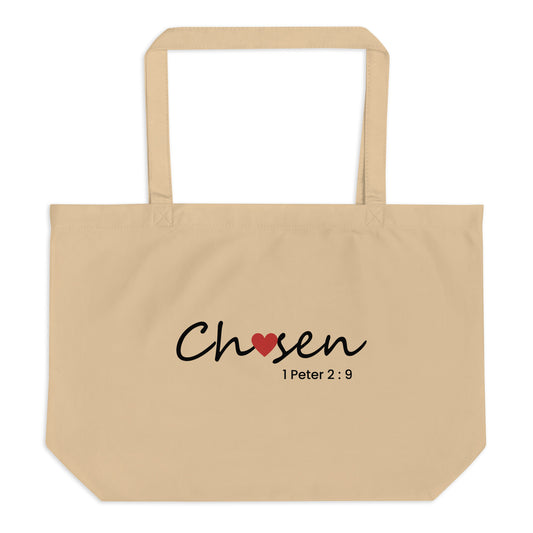 Christian tote bag - Chosen Large cotton tote bag - Saint Label