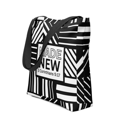 Made New Tote Bag - 2 Corinthians 5:17