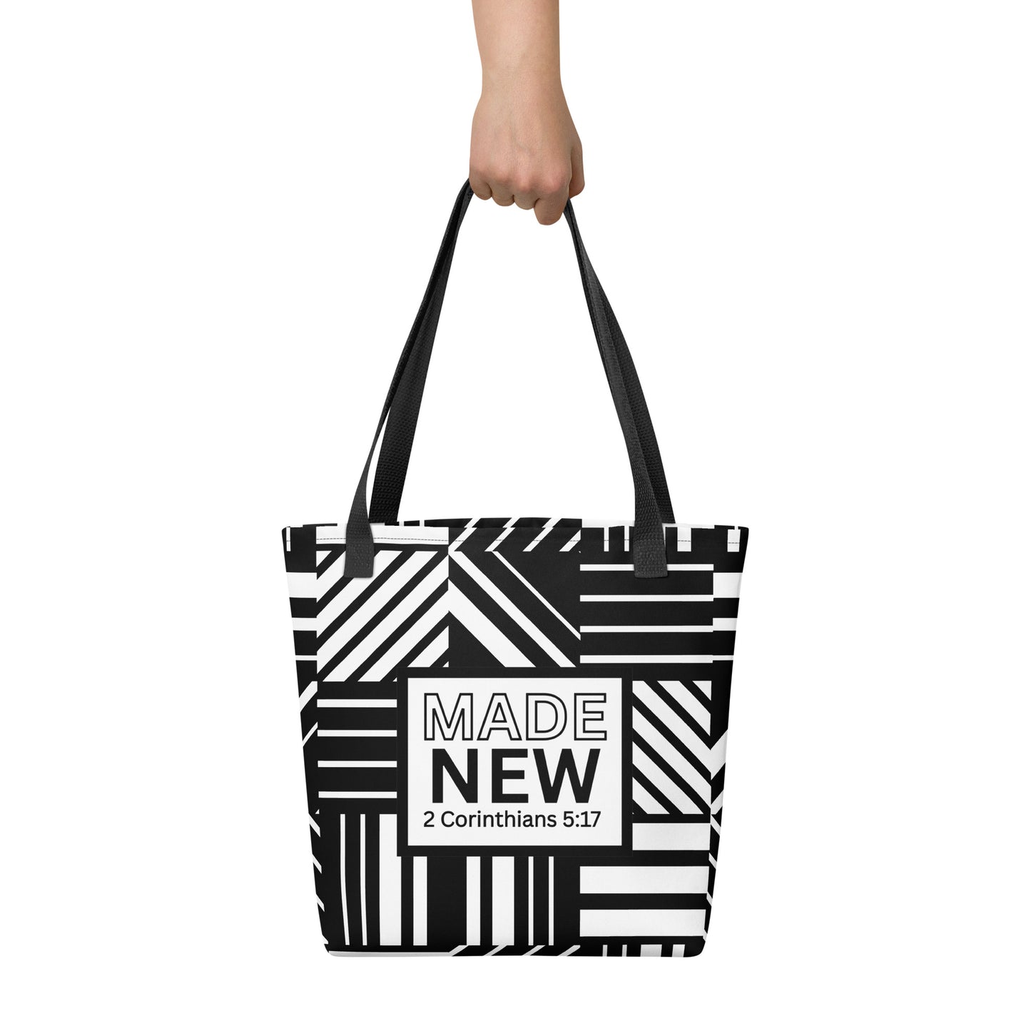 Made New Tote Bag - 2 Corinthians 5:17