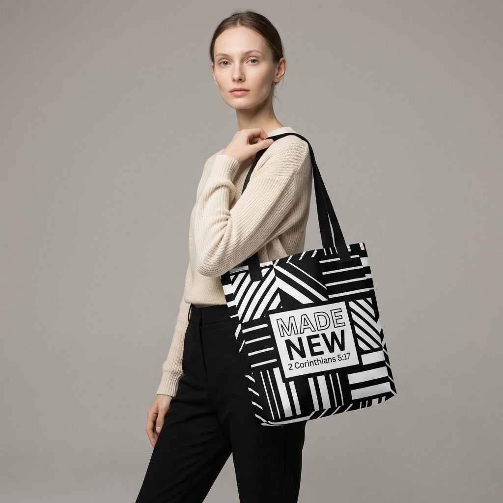 Made New Tote Bag - 2 Corinthians 5:17