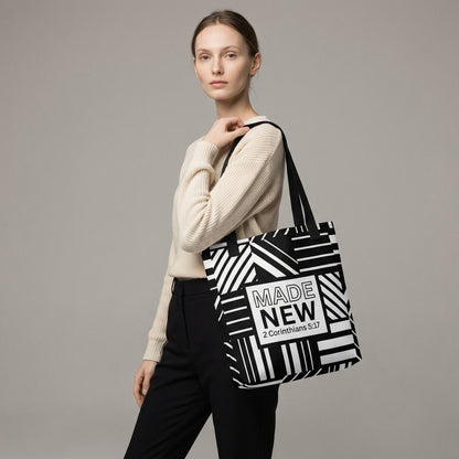 Made New Tote Bag - 2 Corinthians 5:17